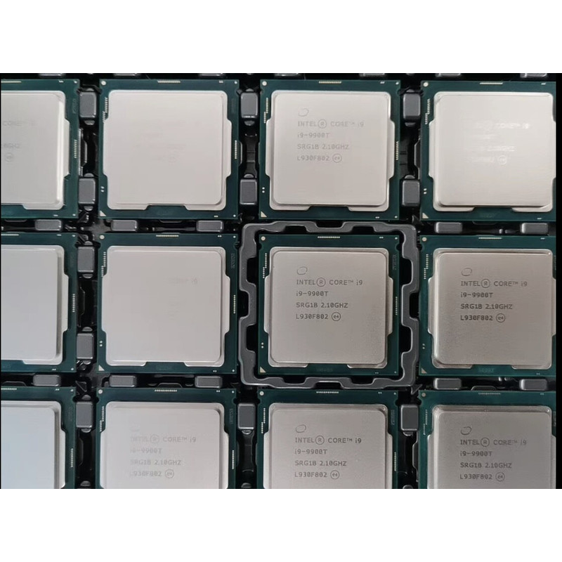 Intel Core i9-9900t LGA 1151 35W 4.4Ghz 8 Cores 16 ด้ายสําหรับ ASUS ROG Strix Z390-I Gaming CPU