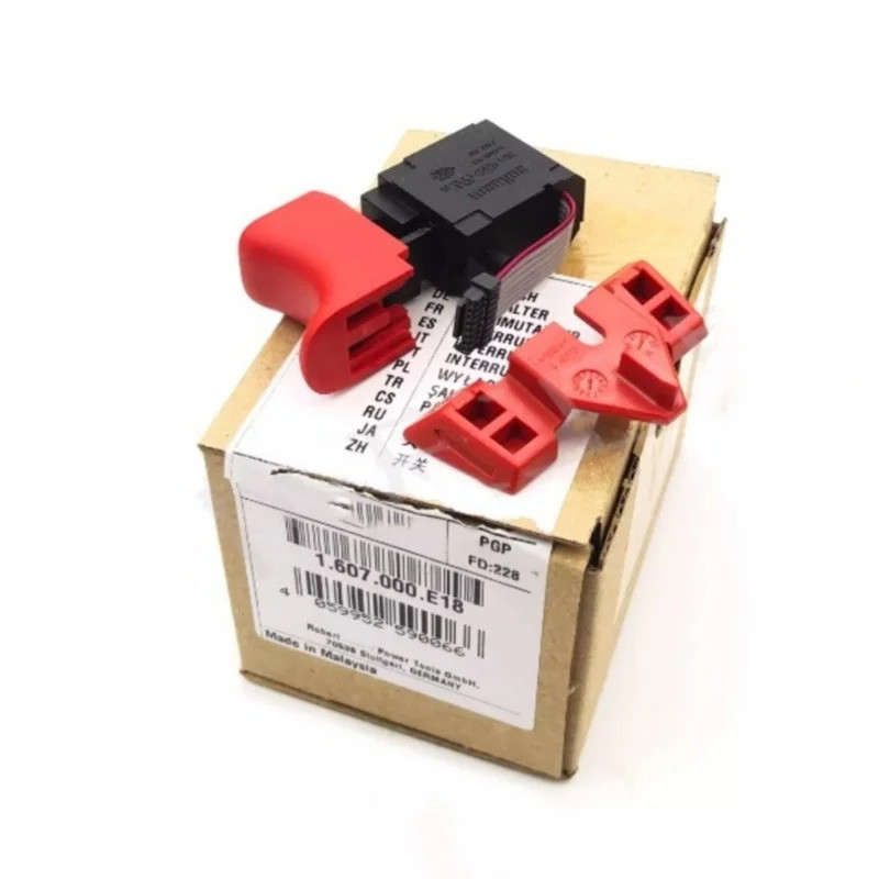 สวิตช์ควบคุมความเร็วเดิม 1607000E18 Bosch สว่านมือชาร์จลิเธียม GSR18V-50 GSB18V-50 สวิตช์หยุดสตาร์ท