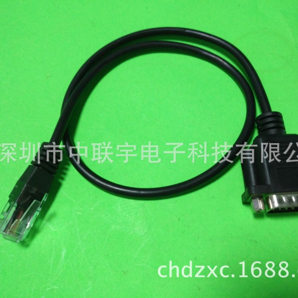 DB9 ชายด้านหน้า Nut to RJ45 Serial Port Cable Serial Port to rj45 db9 Serial Port Cable Router Cable