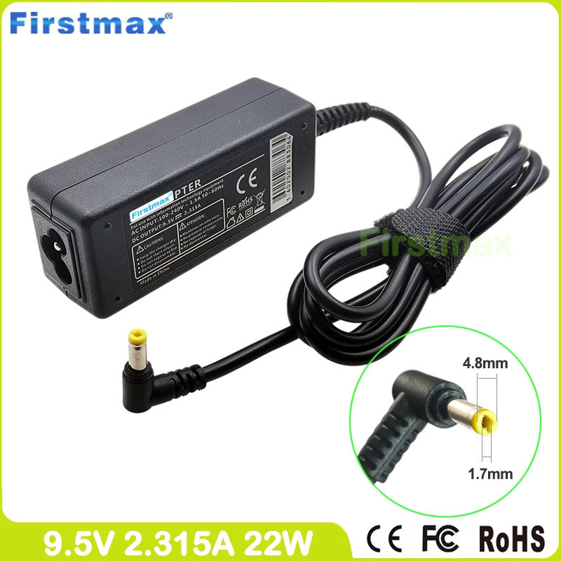 9.5V 2.315a 22W ที่ชาร์จแล็ปท็อปอะแดปเตอร์ไฟ ac 04G26B000220 24W-AS03 AD59230 สําหรับ Asus Eee PC 12