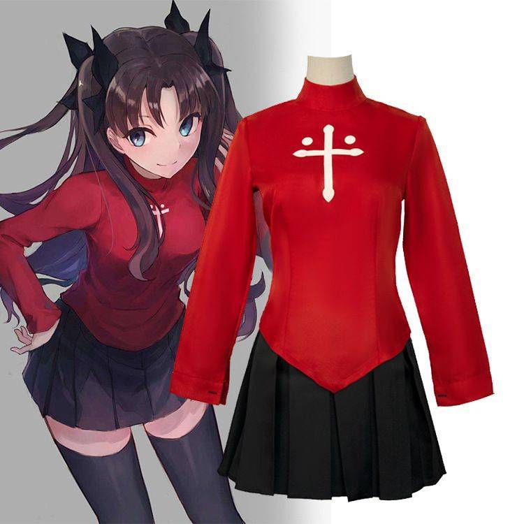Fatestay Night Fate/Stay Night Cos Costume Cosplay Full Set Clothing D2i8
