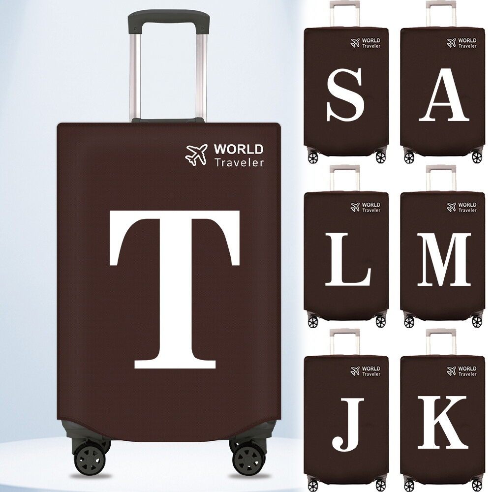 Brown Suitcase Cover Dust-proof 20-30Inch Suitcase Protector  Luggage Cover Non-woven Luggage Cover