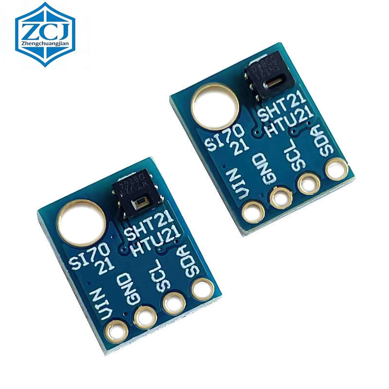 GY21 SHT21 HTU21D เปลี่ยนโมดูลเซ็นเซอร์อุณหภูมิความชื้น SI7021 อินเทอร์เฟซ I2C