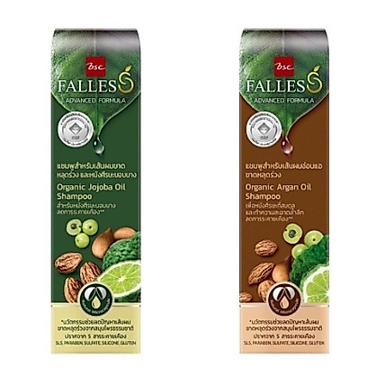ฟอลเลส แชมพู ออร์แกนิค FALLESS SHAMPOO ORGANIC ขนาด 230 มล. มีให้เลือก 2 สูตร