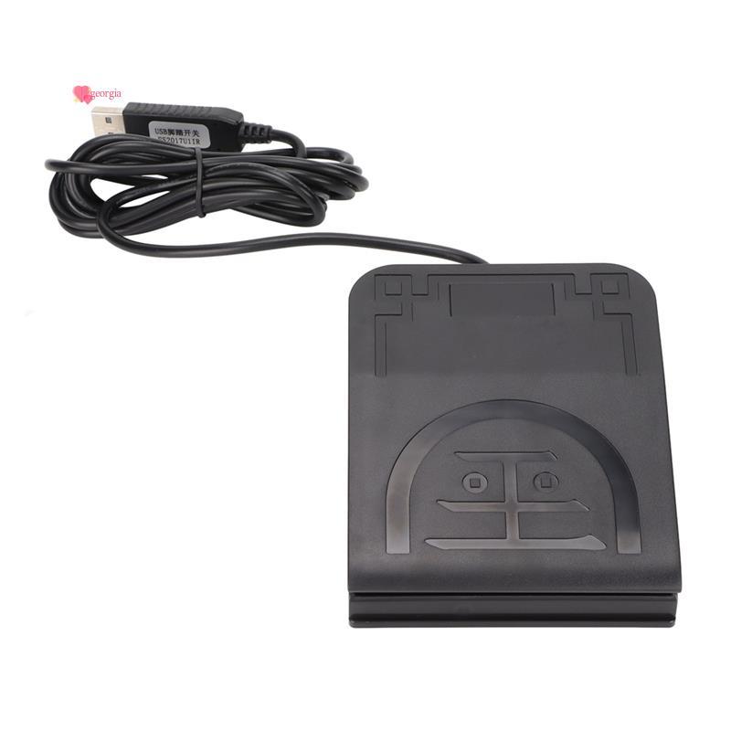 georg33Foot Switch USB Foot Switch มัลติฟังก์ชั่น Ergonomic Pedal