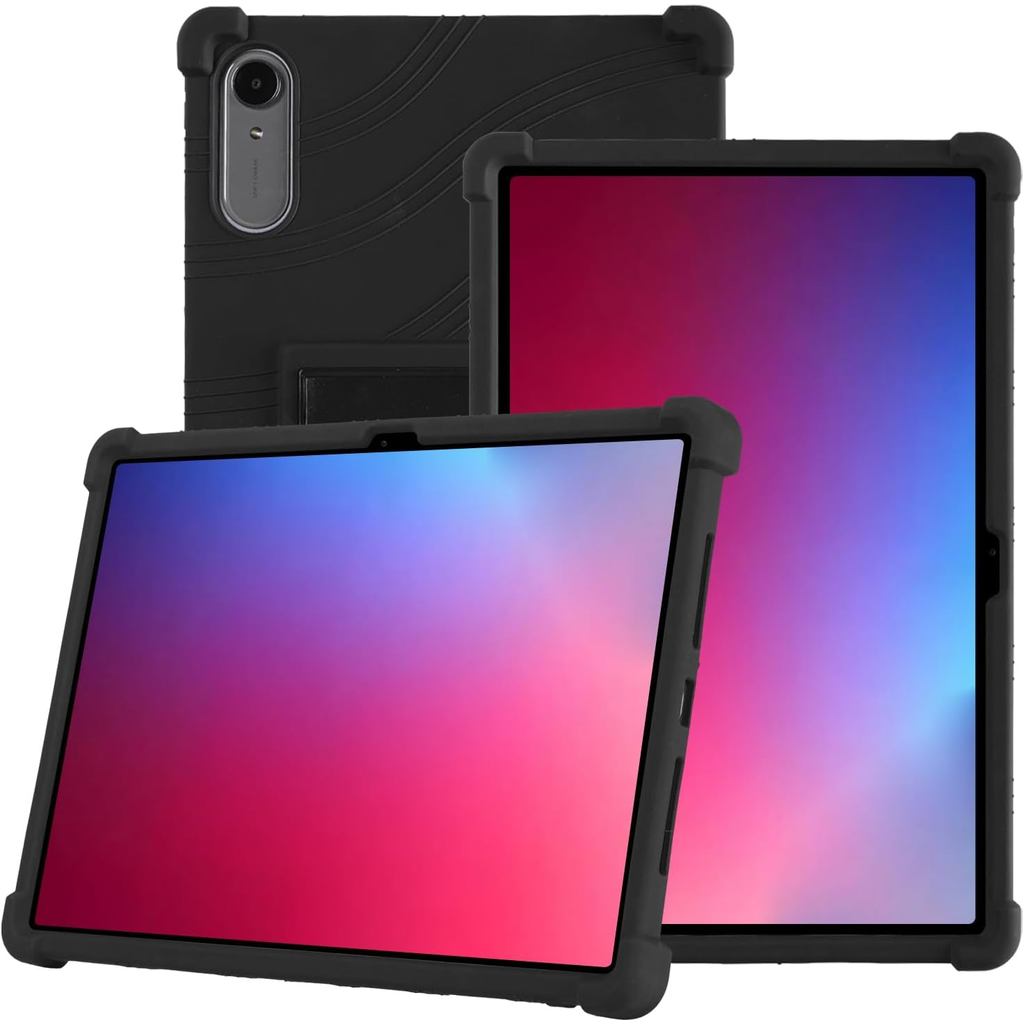 สําหรับ Lenovo Idea Tab Pro Gen 2 13 นิ้วแท็บเล็ตซิลิโคนอ่อนนุ่มพร้อมขาตั้งในตัวปลอกป้องกันสําหรับงา