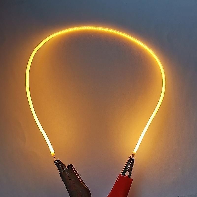 Led 3V 12V สีแดงสีเขียวสีฟ้าเหลืองแสงขาวสามารถ Bent ฟรีความสว่างบรรยากาศตกแต่ง DIY LED เส้นใยยืดหยุ่นบรรยากาศสร้างสรรค์