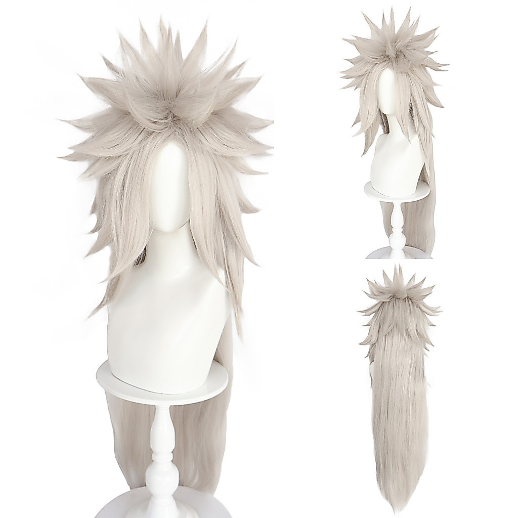 Jiraiya คอสเพลย์วิกผม Naruto ยาวทนความร้อน Sythatic ผมสําหรับปาร์ตี้ฮาโลวีน
