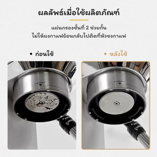 SUGA แผ่นกระจายน้ำ แผ่นช่วยกระจายน้ำ แบบแผ่นกรองสองชั้น ขนาด 51mm/53mm สแตนเลส 304 เกรดอาหาร สำหรับเครื่องชงกาแฟ SUR480