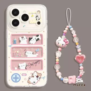 เคสใส ลายสุนัขและแมว สไตล์ฮิตกันกระแทก OPPO Reno 15 14 11 12 13 F19 9 Pro 14F 8T 12F 11F 15F 13F 10 9 5 12 5F A94 A94