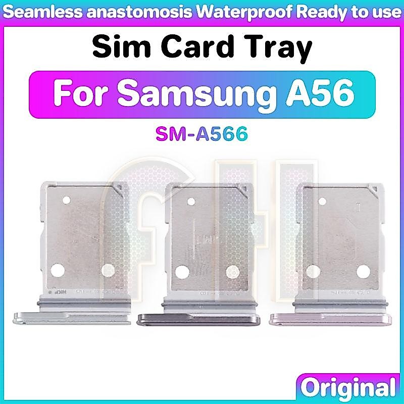 ถาดซิมสําหรับ samsung a56 sm-a566 ที่วางสล็อตถาดซิมการ์ด