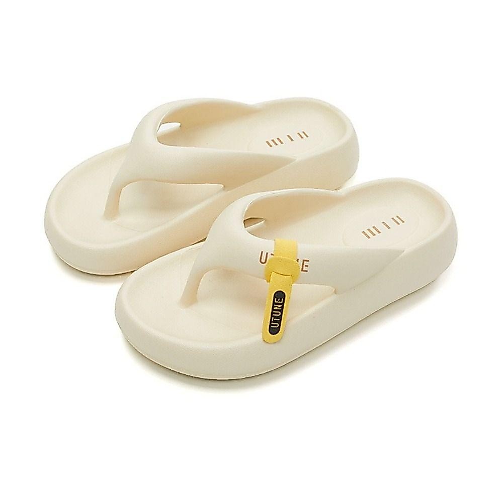 KICV Flip Flops พื้นหนา EVA เย็นนุ่มกันลื่นสำหรับกลางแจ้ง