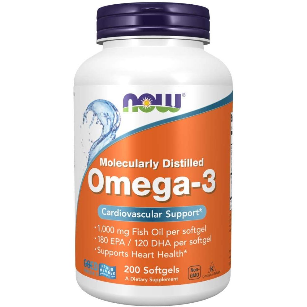 Now Foods OMEGA-3 FISH OIL 200 ซอฟท์เจล
