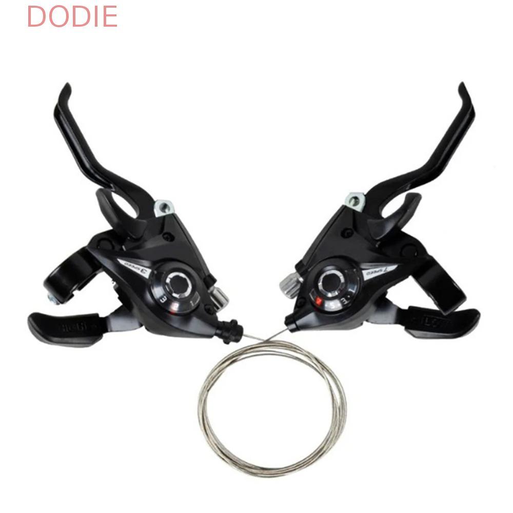 DODIE Shifter Levers, 3x7 21 ความเร็ว 3x8 24 ความเร็ว 21 ความเร็วจักรยาน, ขี่จักรยานแผ่นดิสก์เบรคสีดํา Shift Lever คลัทช์เบรคจักรยานเสือภูเขา Shifter ชุด MTB