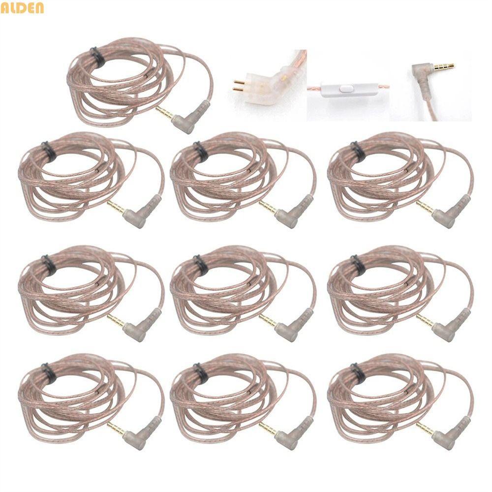 ALDEN KZ หูฟังสําหรับ KZ ZEX 3.5 มม.2Pin สาย Twisted สายอัพเกรดออกซิเจนฟรีทองแดงในสายหู