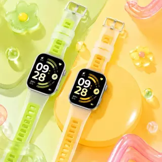 สายรัดซิลิโคน for Redmi Watch 6 5 4 สาย สายยางกีฬาโปร่งใส อุปกรณ์เสริมสร้อยข้อมือเข็มขัดกันน้ำ for Mi Band 10 9 8 Pro