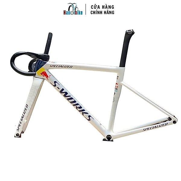 เฟรมคาร์บอน SWorks Traac SL8 พร้อมดิสเบรคและแฮนด์ (โบร่า เรดบูล)