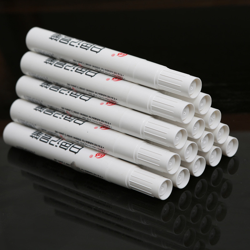 Sniel White Marker Marker Non-Fade Tyre Pen Oily Hardware Pen Quick-Drying Waterproof Marker Pen