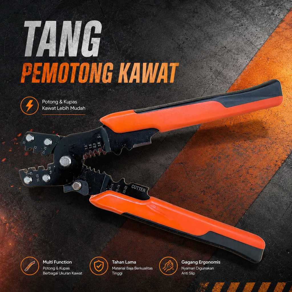 INOVSSTROBUN เครื่องตัดลวดไฟฟ้ามัลติฟังก์ชั่น Crimp Strip - LJP-6629