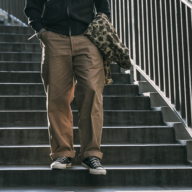 NON STOCK British Army Gurkha Khaki Pants Men Gurkha Long Pants Gurkha Retro Casual Pants