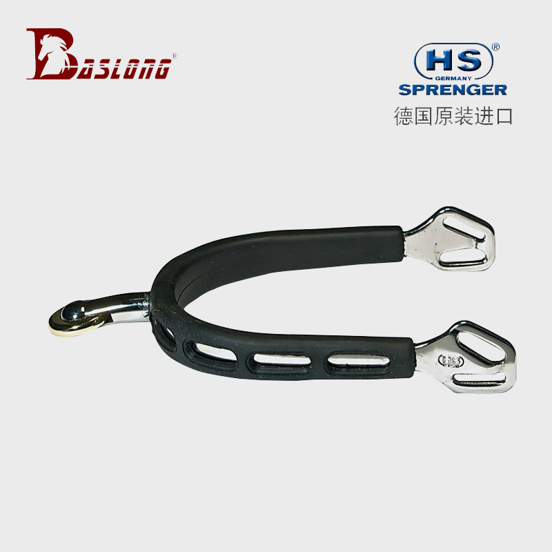 เยอรมัน HS Spurs Rubberized แนวนอน Disc Head Spurs หลีกเลี่ยงอุปสรรค Spurs Spurs อุปกรณ์ 266 ซม. ม้า