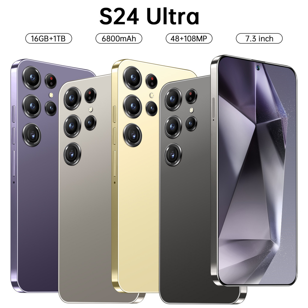 2025 โทรศัพท์มือถือ s24 Ultra 3G Universal Perforated Screen 2GB + 16GB Android 81 0CRF