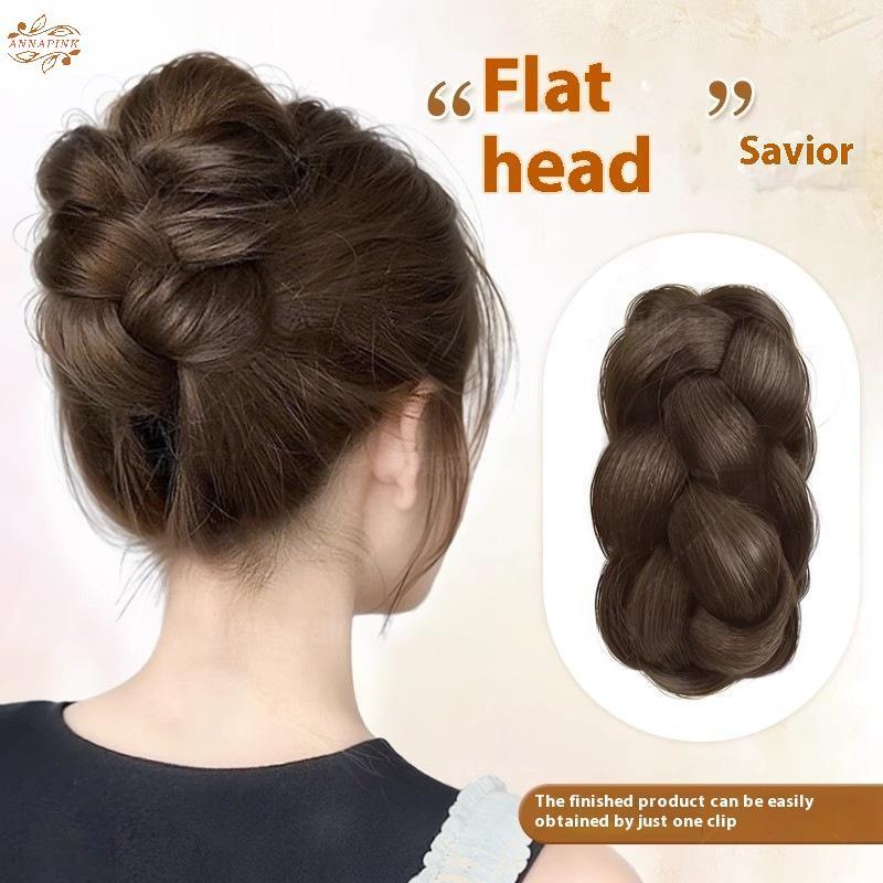 Ank กิ๊บติดผมสําหรับวิกผมถักเปียสังเคราะห์ผมธรรมชาติ Bun Updo ปุยสําหรับผู้หญิงสวมใส่ทุกวันพรรคใช้อุปกรณ์ EN