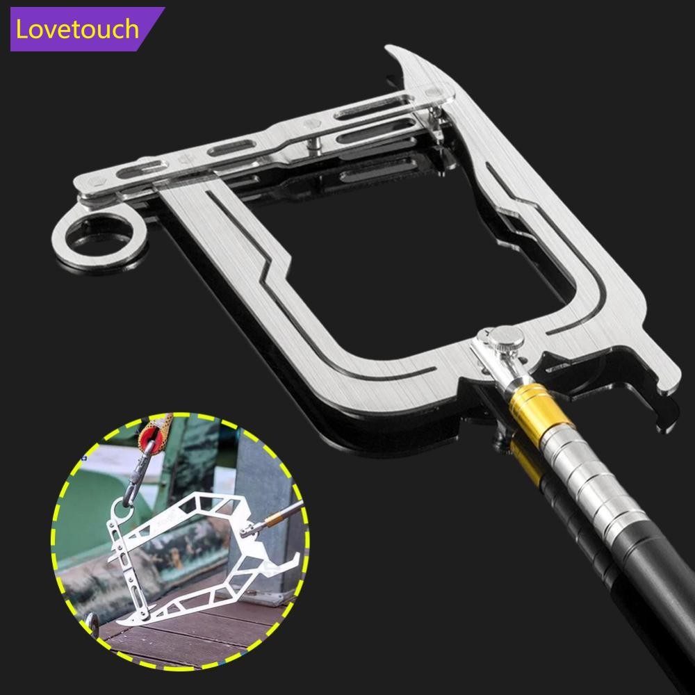 LOVETOUCH 1 PC แบบพกพา Mooring เชือก Dock Hook สแตนเลสทางไกล Threader หยุดเรือ Kayak อุปกรณ์เสริมเรื