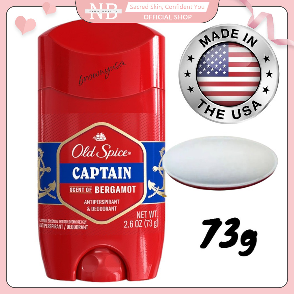 OLD SPICE โรลออน แท้ USA 73g คุมกลิ่น ขนาดพกพา (Antiperspirant & Deodorant) สำหรับคนเหงื่อเยอะ