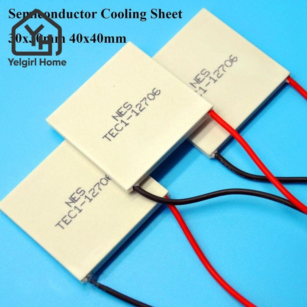 Yelgirlb Semiconductor Cooling Sheet, TEC1-12706 TEC1-07103 แผ่นทําความเย็น, TEC1-07104 TEC1-12703 เ