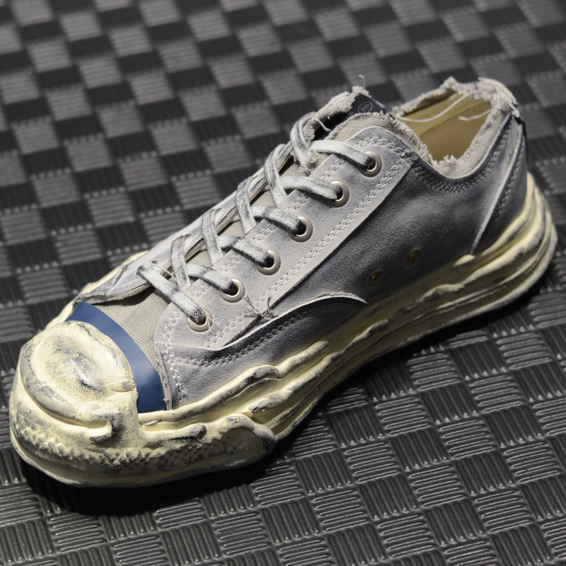 MMY Miyake Kenji รองเท้าผ้าใบสกปรกสําหรับผู้ชาย