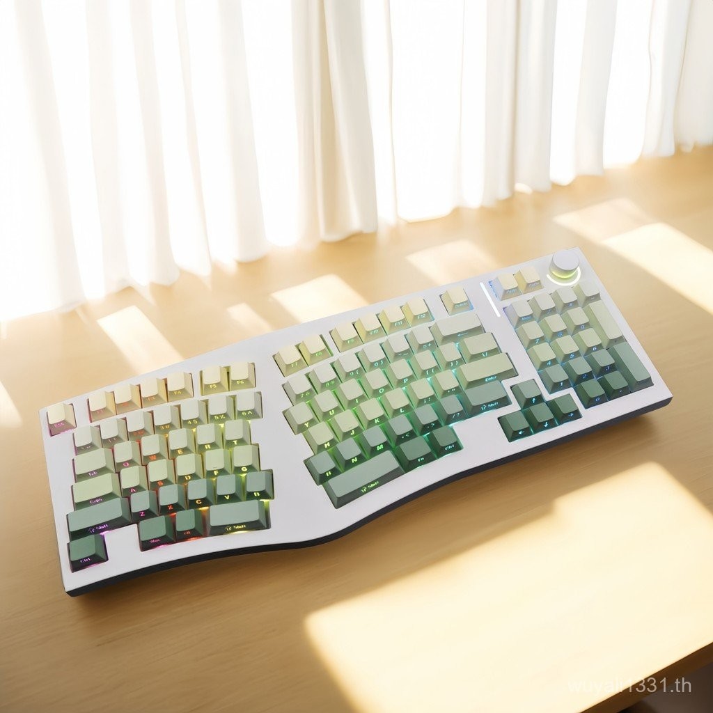FEKER Alice98pro Gaming Mechanical Keyboard mac ปะเก็นบลูทูธสามโหมด Ergonomic VIA น่ารัก
