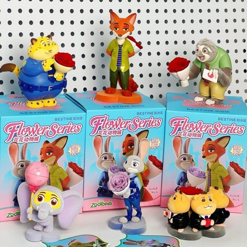 BESTINE BESTINE Pixar Formula Animal Crazy Animal City Fox Nick Judy Flower Animal City Series กล่อง