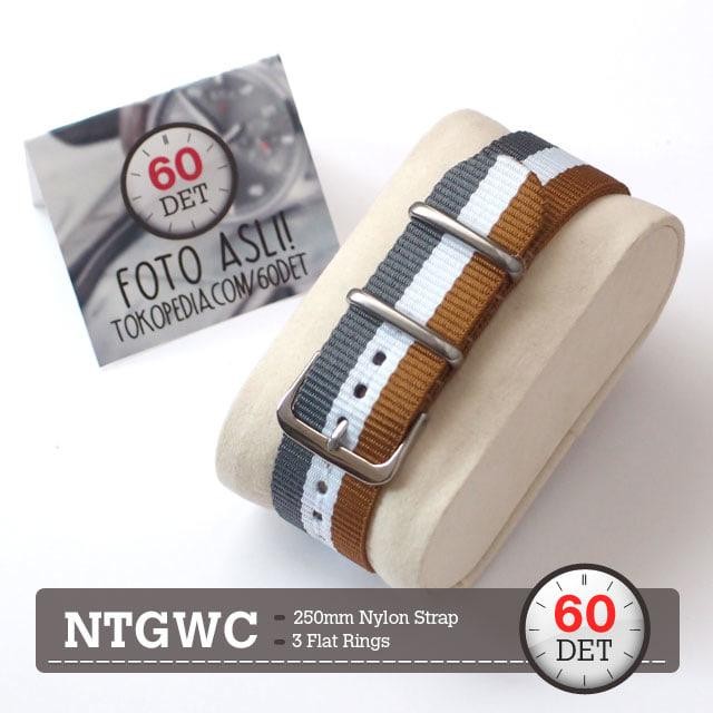 BEST Nato Strap Canvas Nylon Fabric Watch Strap 18mm 20mm 22mm 24mm NTGWC - 18mm