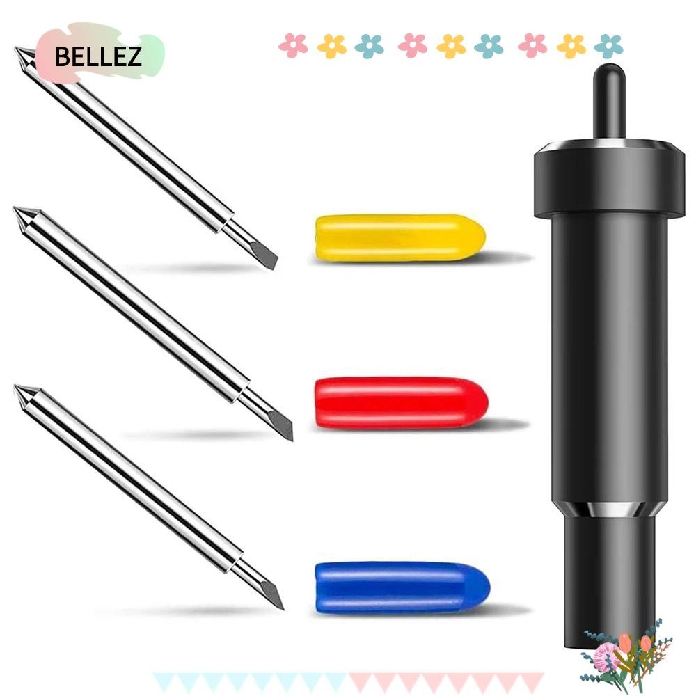 ใบมีด BELLEZ Plotter, ใบมีดตัดลึกเปลี่ยนเรียบ, ที่ใส่ใบมีดโลหะ 30 45 60 องศาสําหรับ Cricut Explore 3