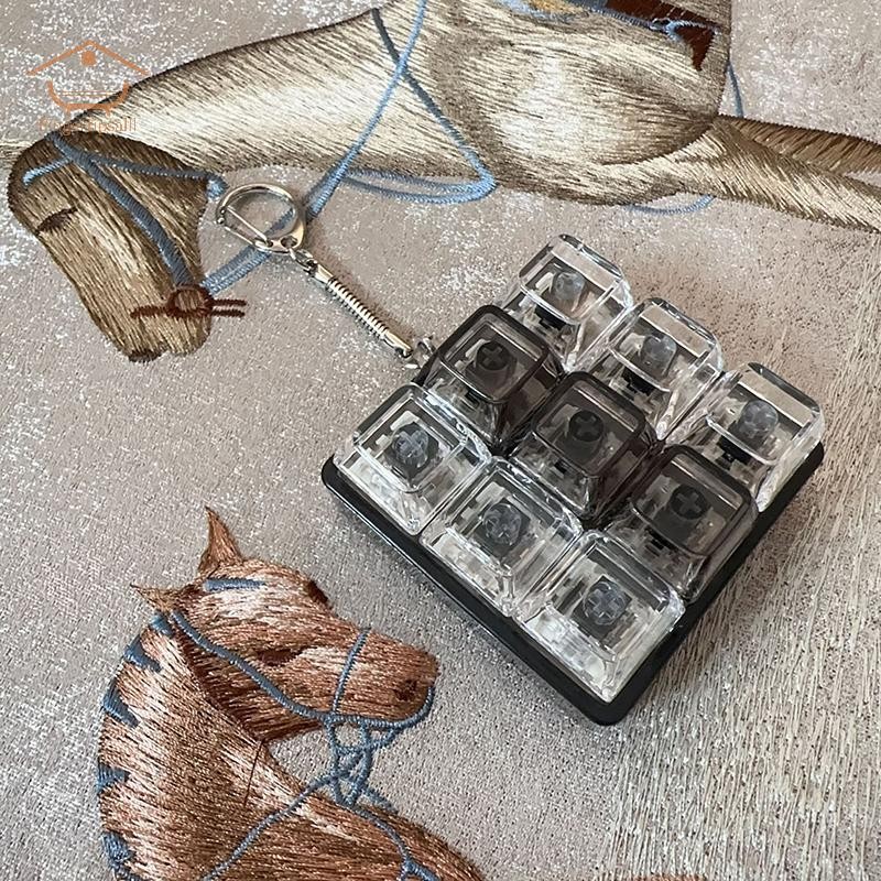 FIN 9 คีย์คีย์บอร์ด Keycaps พวงกุญแจ Anti-Anxiety Point Keycaps Party ความเครียดบรรเทา DIY Keycaps คีย์บอร์ดหมวก TH - รูปที่ 6