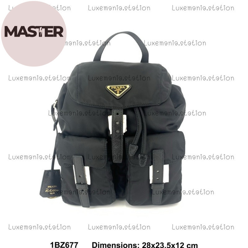 : New!! Prada 1BZ677 Nylon Backpack Bag ‼️ก่อนกดสั่งรบกวนทักมาเช็คสต๊อคก่อนนะคะ‼️
