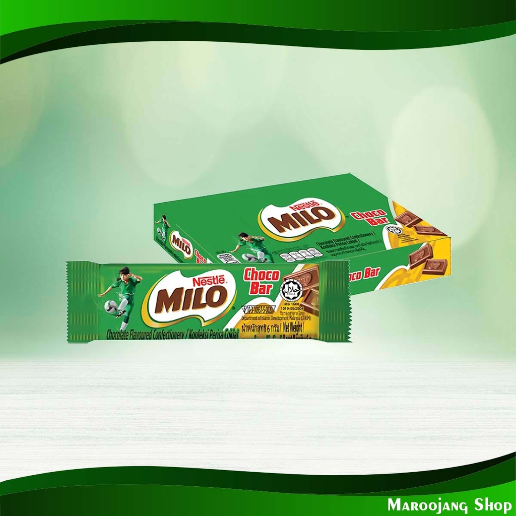 ช็อกโกแลต บาร์ ไมโล 6 กรัม x 24 ชิ้น Chocolate Bar Milo