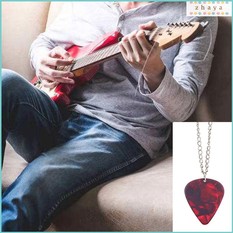 ZHAYA Explosion Unique Season 4 Eddie Guitar Pick Necklace Anniversary