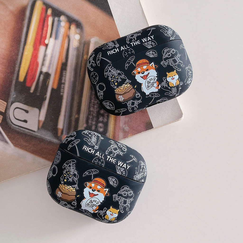 Wealthy Dual Full-เหมาะสําหรับ AirPods4 (ANC) เข้ากันได้กับ AirPods Pro3-AirPods3-AirPodsPro2 เคสหูฟ