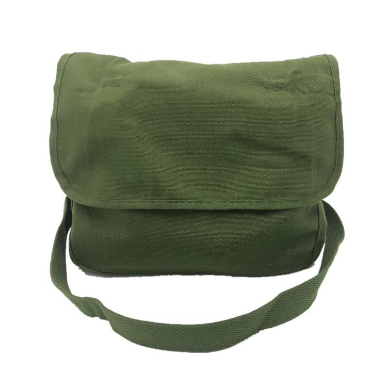 No Nostalgic Old School Bag กระเป๋าสะพาย Army Green กระเป๋าสะพาย Old-fashioned Canvas Yellow School 