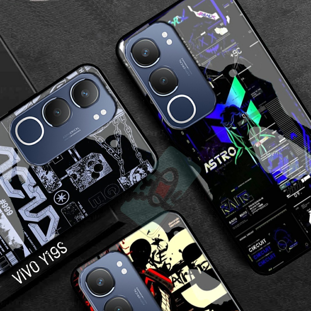 เคส Vivo Y19S Glass Softcase ใหม่ล่าสุด 2024 [UCK14] เคส Vivo Y19S - เคสมือถือ Vivo Y19S - ฟิล์มกันร