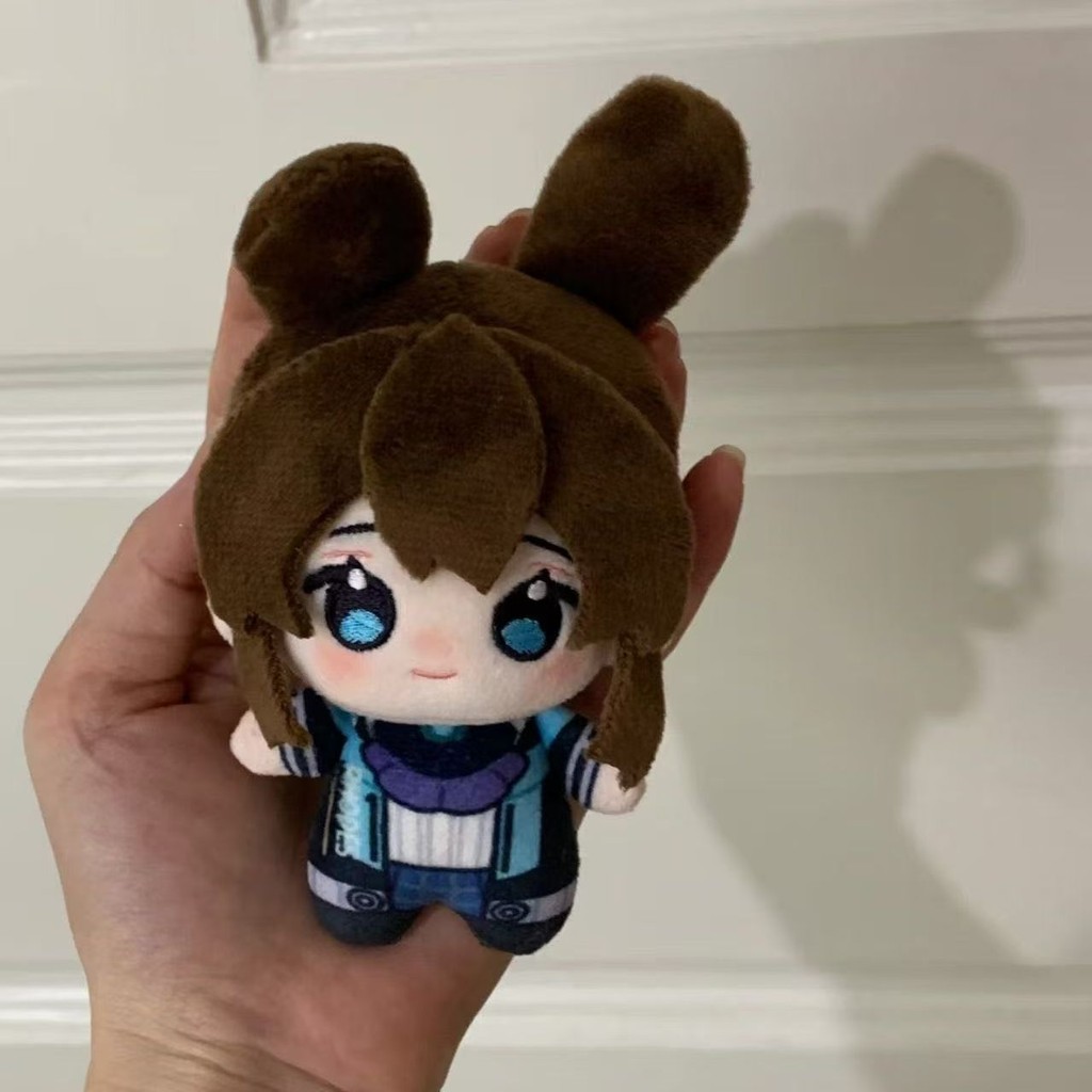 Arknights Amiya ตุ๊กตาตุ๊กตา Plushie ตุ๊กตา Toy10 ซม.น่ารัก Nunu พิมพ์ดอกไม้จี้