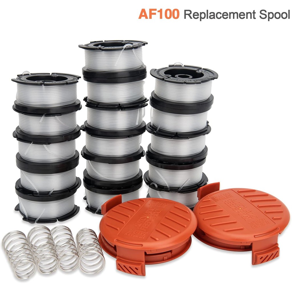 AF100 เปลี่ยน SPOOL, AF-100 Spool ใช้งานร่วมกับสีดําและ Decker AF-100-3ZP AF-100-BKP Weed Eater Stri
