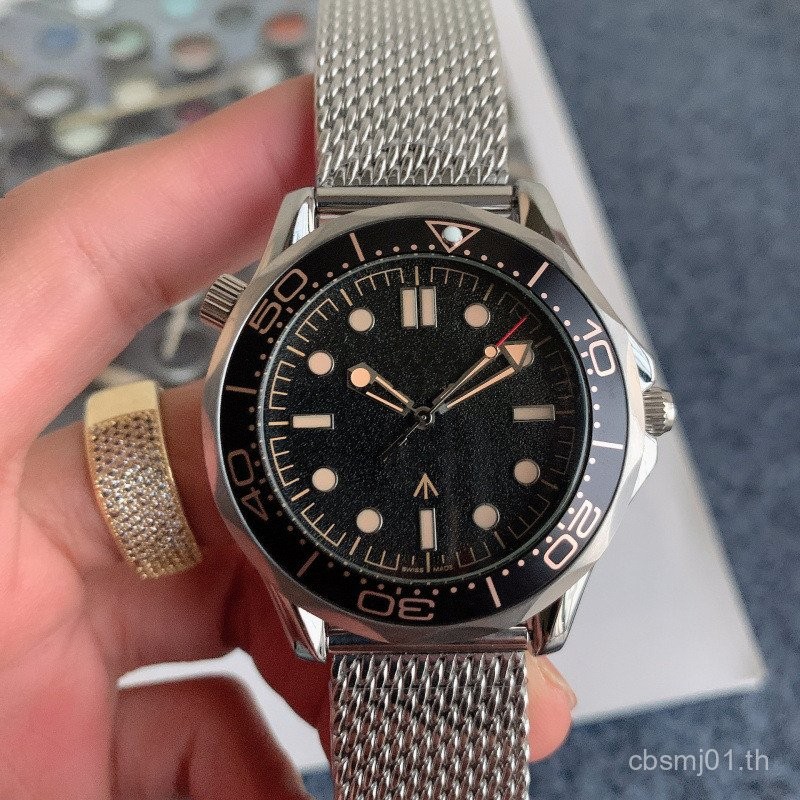 2025การค้าต่างประเทศข้ามพรมแดน Ouhaima Series ดําน้ํากีฬาผู้ชายธุรกิจสบายๆ Classy สายตาข่ายนาฬิกา 88