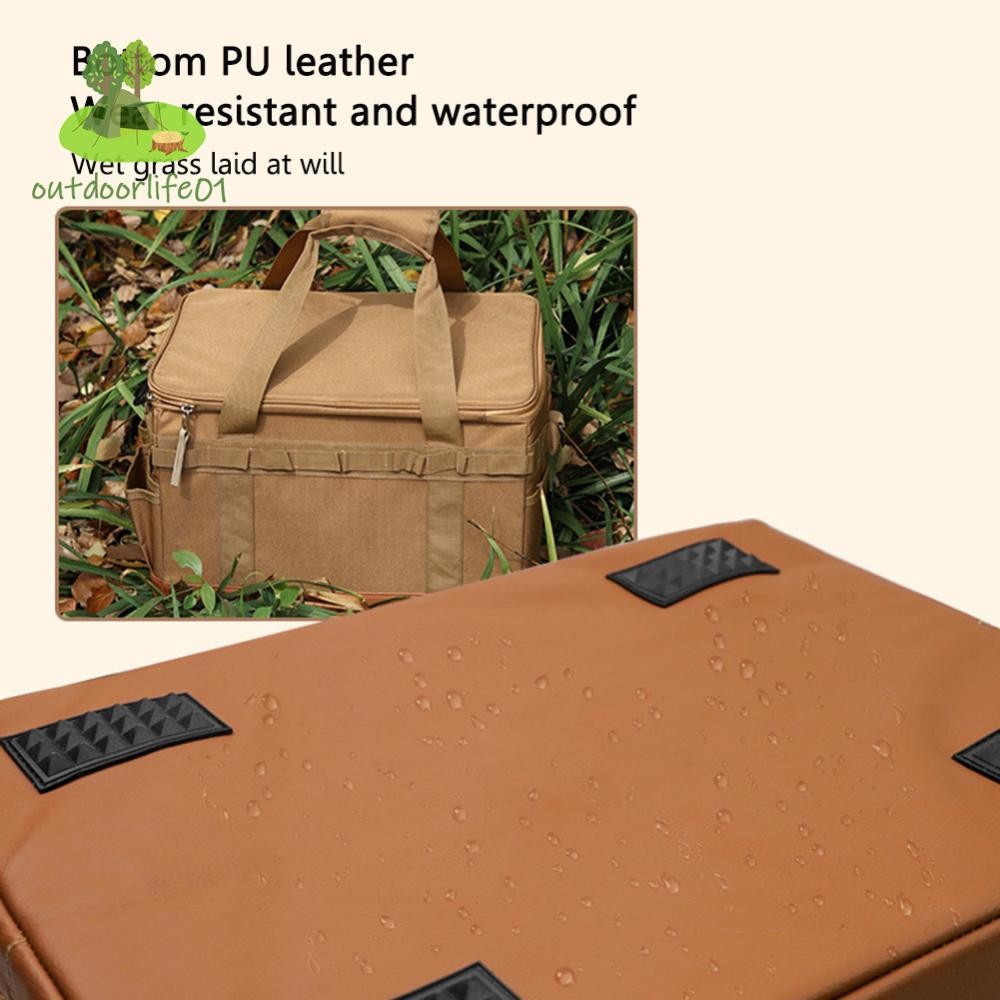 30L Camping อุปกรณ์ทําอาหารขนาดใหญ่ความจุมือถือกระเป๋าเดินทางปิคนิคพับมัลติฟังก์ชั่สําหรับ Outdoor C