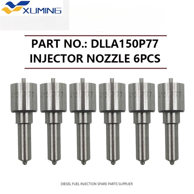 XM 6 ชิ้นหัวฉีดหัวฉีดน้ํามันเชื้อเพลิง DLLA150P77 093400-5770 ชม.105017261 9432610434 สําหรับ TOYOTA