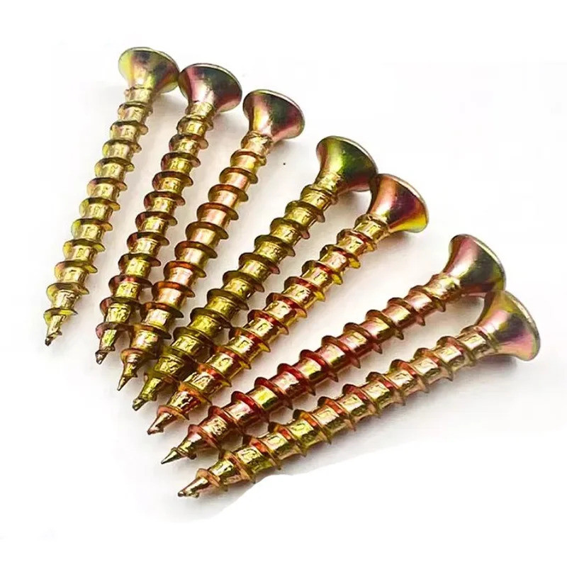 M3 M3.5 M4 M5 M6 Cross Flat Head Wood Screws Construction Screws Zinc Plated Self Tapping Wood Screw