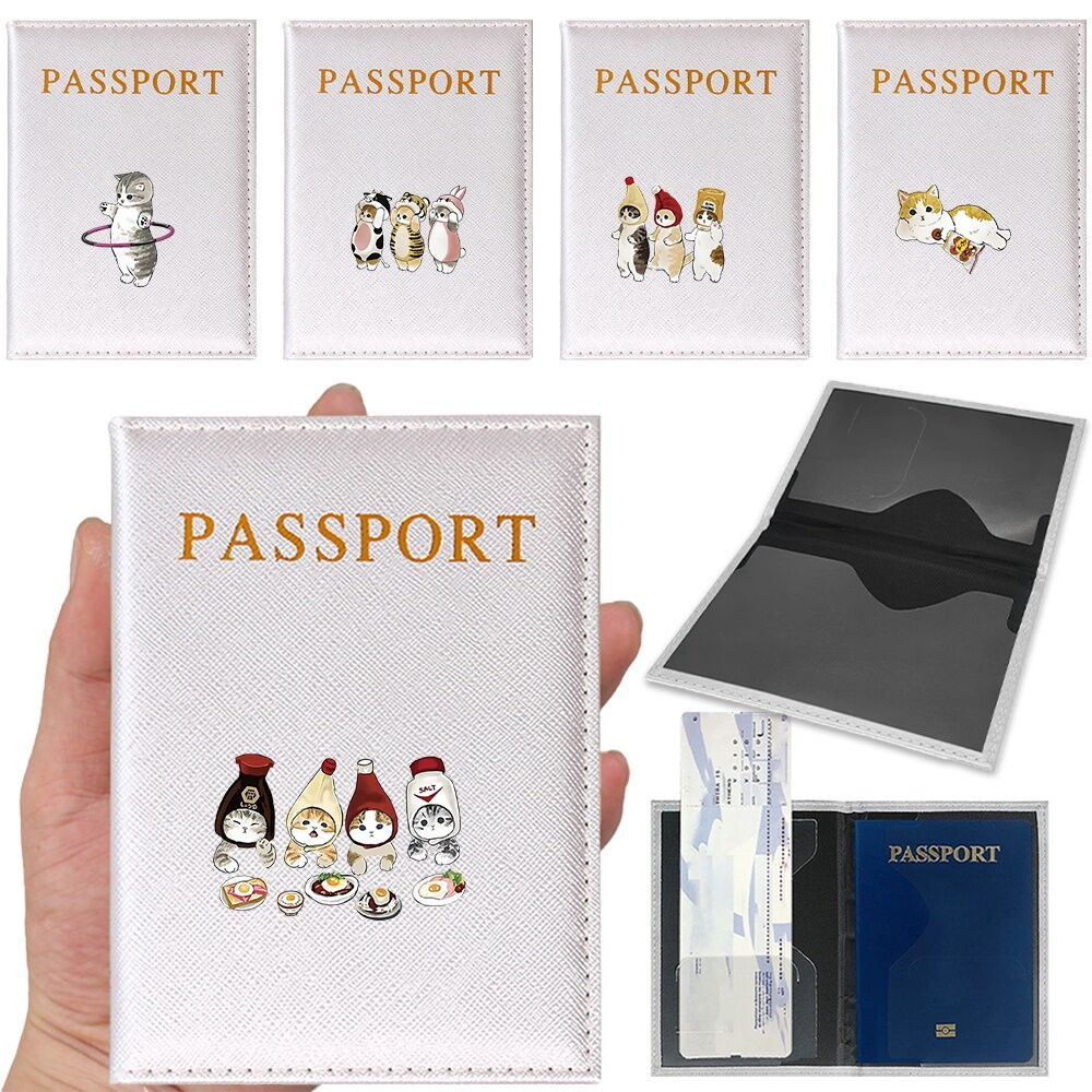 ซองหนังสือเดินทาง กันน้ำ ของใช้จำเป็นสำหรับเดินทาง ปกพาสปอร์ตการ์ตูน เคสเอกสารอเนกประสงค์