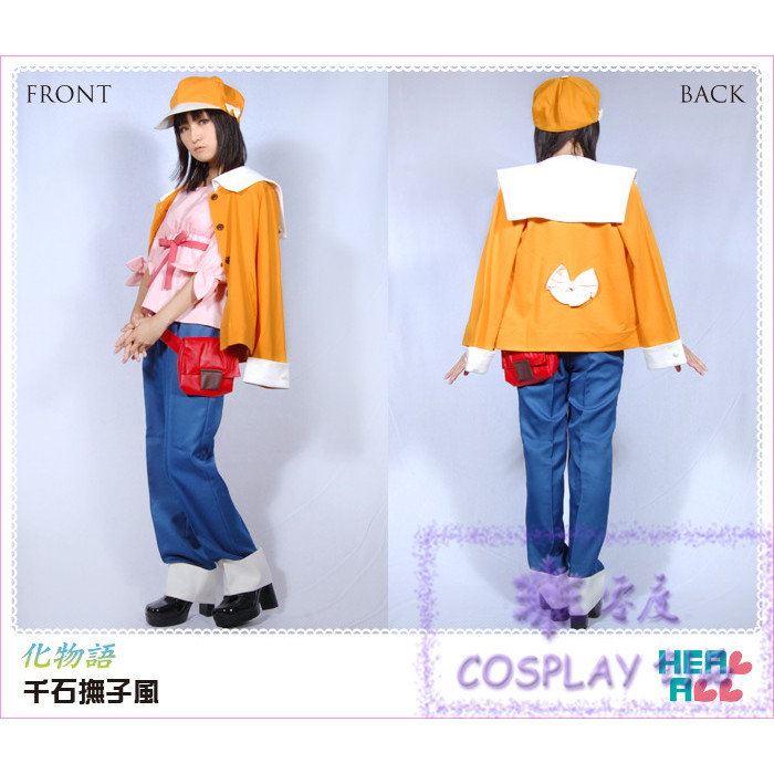 เครื่องแต่งกายคอสเพลย์ Nadeko Chishi เสริมชุดคอสเพลย์แบบครบเซ็ต